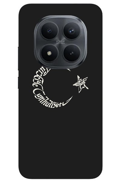 Zebana Redmi Note 15 Pro Plus 5g Compatible Case Moon Star and Atatürk Silico...