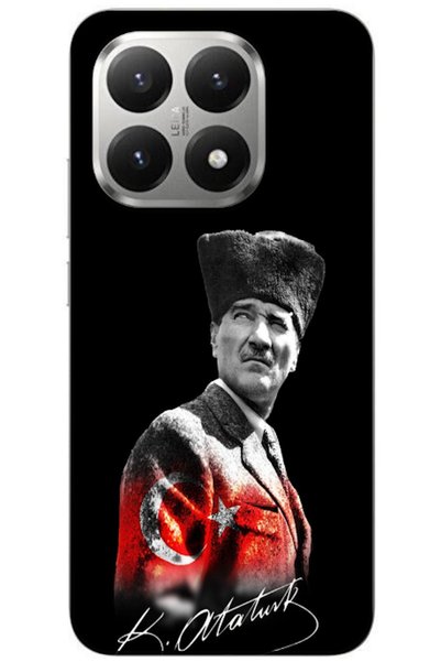Zebana Mi 15t Compatible Case Mustafa Kemal Atatürk Design V2 Silicone Case (...