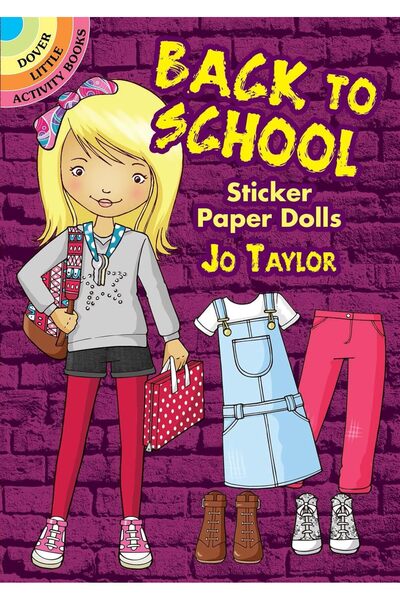 GENERAL Back to School Sticker Paper Dolls