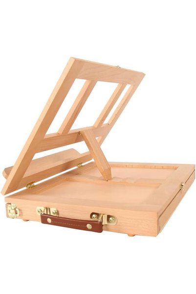 Beyza Kafkas Kafka Adjustable Wood Desk Table Easel Portable Wooden Artist De...
