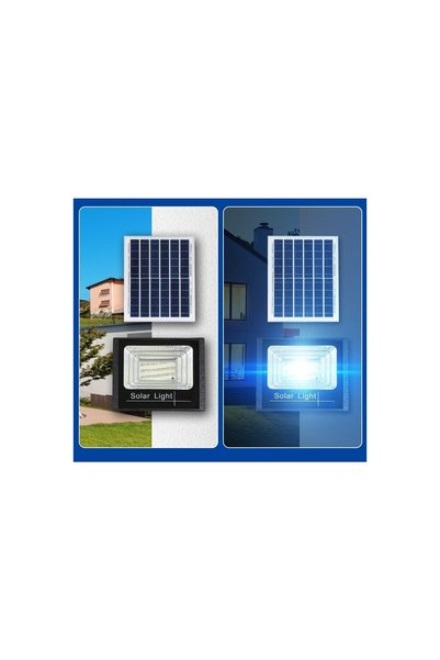 OEM Proiector Solar LED, Senzor de Lumină, 300W, 400 LED, IP65, Lumină Alb Re...
