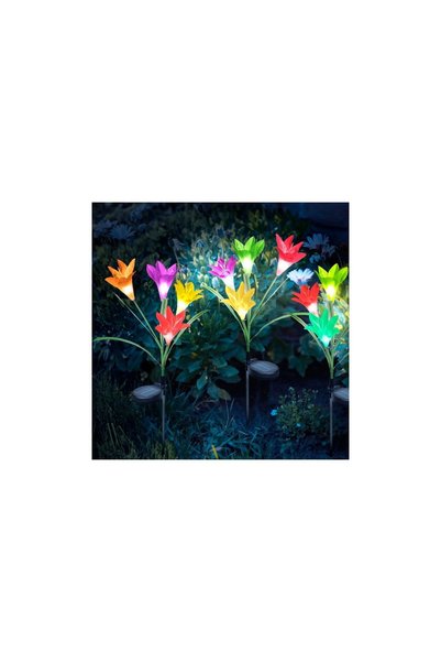 OEM Lampă Solară LED, pentru Grădină, 4W, IP65, Lumină Multicoloră