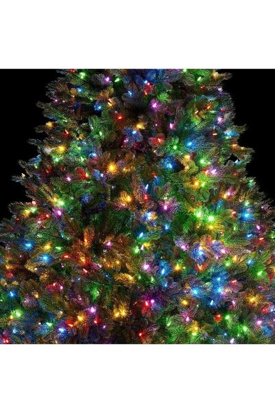 Teo Коледна украса, 5 м, 50 LED диода, Линейна, Червено/Синьо/Червено/Зелено,...