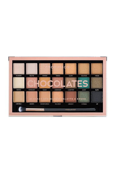 PROFUSION COSMETICS Σοκολάτες, Παλέτα σκιών ματιών, 21 αποχρώσεις, 245 γρ.