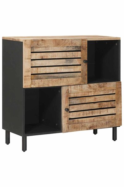 vidaxl Dulapuri de depozitare Maro și negru 80 x 33,5 x 75 cm