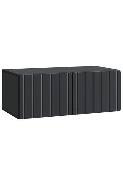 Generic Brand vidaXL Oglindă TV montată pe perete 78,5 x 41 x 30 cm Negru
