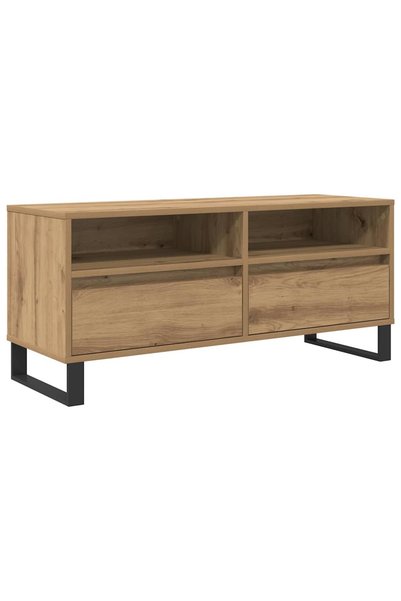 Generic Brand vidaXL Cabinet TV 100 x 34,5 x 44,5 cm Stejar Artizanal