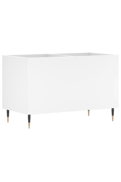 vidaxl Dulap de discuri, alb, 74,5x38x48 cm, lemn prelucrat