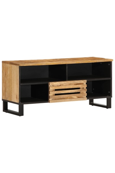 vidaxl Dulap TV, 100x34x46 cm, lemn masiv mango brut