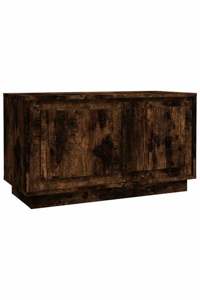 Generic Brand vidaXL Comodă TV, stejar afumat, 80x35x45 cm, lemn prelucrat