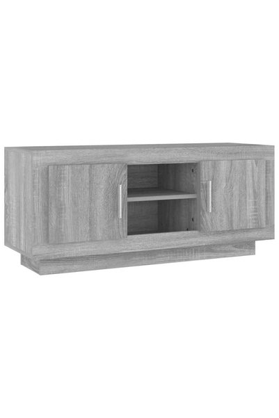 Generic Brand vidaXL Comodă TV, gri sonoma, 102x35x45 cm, lemn prelucrat