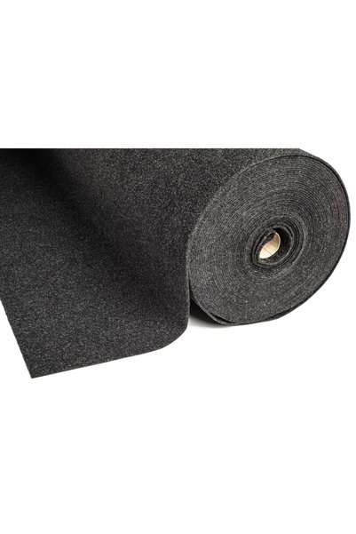 Generic Brand Mocheta premium antracit (negru cu insertii gri) 1.62m Latime
