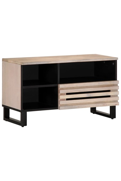 vidaxl Dulap TV, 80x34x46 cm, lemn masiv de mango