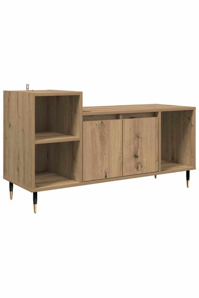Generic Brand vidaXL Cabinet TV 100 x 35 x 55 cm Stejar Artizanal Lemn prelucrat
