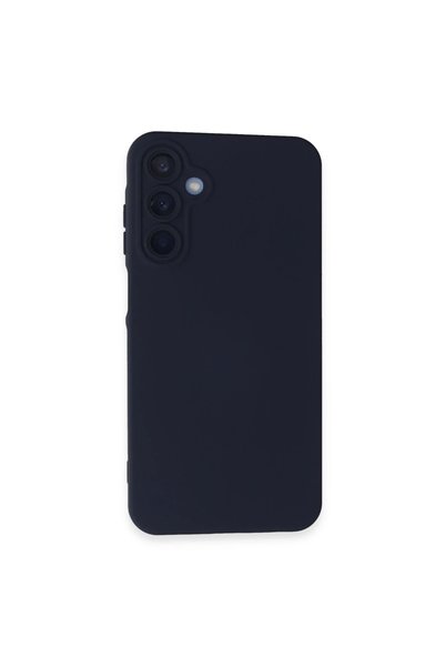 Bezos Samsung Galaxy A55 5g Case Nano Velvet Silicone - Navy Blue