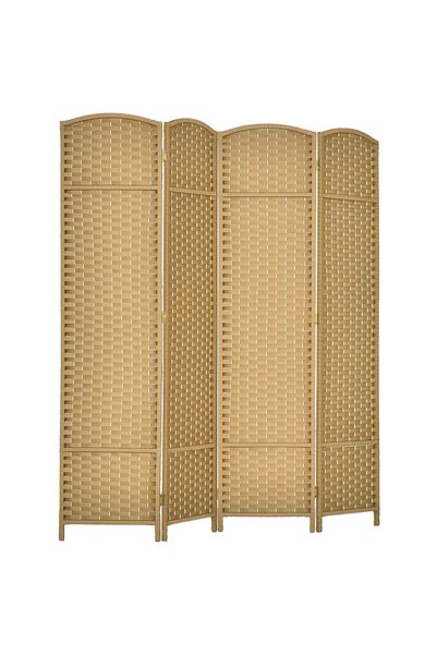 Generic Brand Paravan cu 4 panouri, paravan pliabil pentru intimitate, perete...