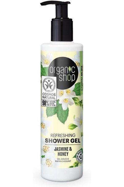 organic shop Refreshing Shower Gel Jasmine and Honey (280ml)