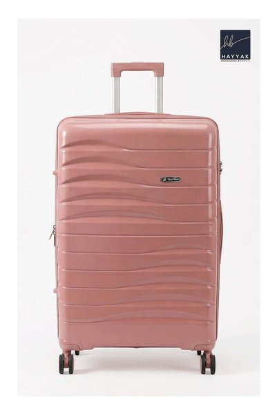 Hayyak HYK-555 Large Luggage| Polypropylene (PP) Hardside Luggage Trolley | L...