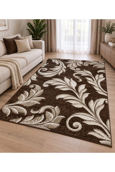 Luna Килим Living Rug, Модел 1833/12, Правоъгълен, Кафяв