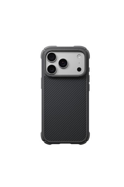 PITAKA Husă Cairn pentru iPhone 18 Pro, Negru/Gri, Compatibilă MagSafe