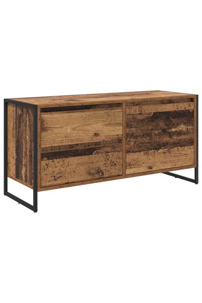 Generic Brand vidaXL Cabinet TV 100 x 36 x 49.5 cm Lemn Vechi Lemn prelucrat