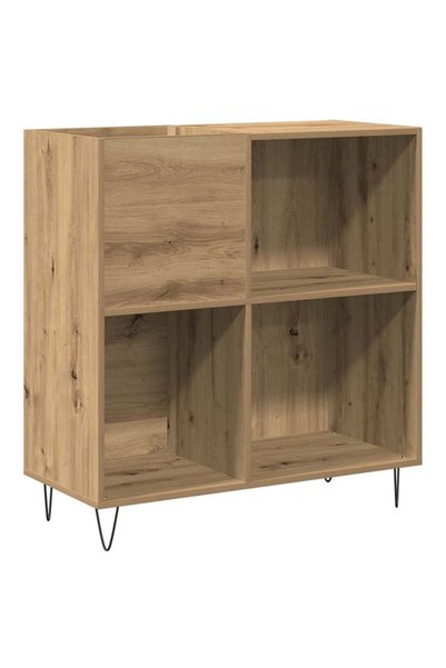 vidaxl Dulap pentru discuri de vinil stejar artizanal 85 x 38 x 89 cm
