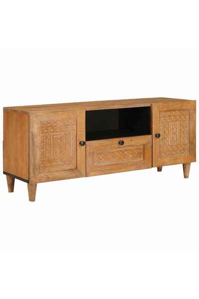 vidaxl Unități TV cu raft Maro deschis 105 x 33 x 46 cm Lemn compozit