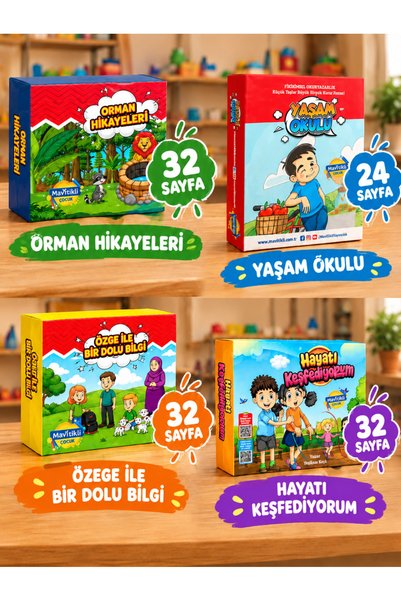 Mavitikli Yayıncılık HİKAYE SETİ - 4 FARKLI MACERA