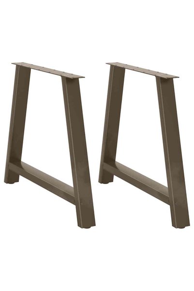 vidaxl Picioare de masă în formă de A, 2 buc., 100x(72-73) cm, oțel