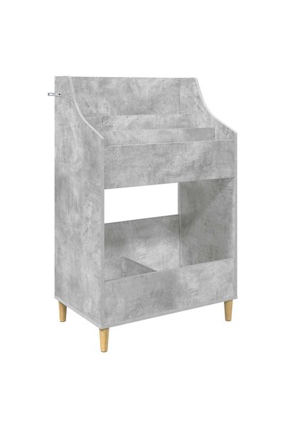 vidaxl Etajeră media Gri Beton 70,5 x 46 x 112 cm Lemn prelucrat