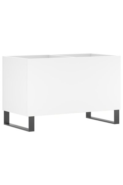 vidaxl Dulap de discuri, alb, 74,5x38x48 cm, lemn prelucrat