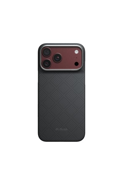 PITAKA Edge Case with PitaTap for iPhone 18 Pro Max, MagSafe, Lava Black