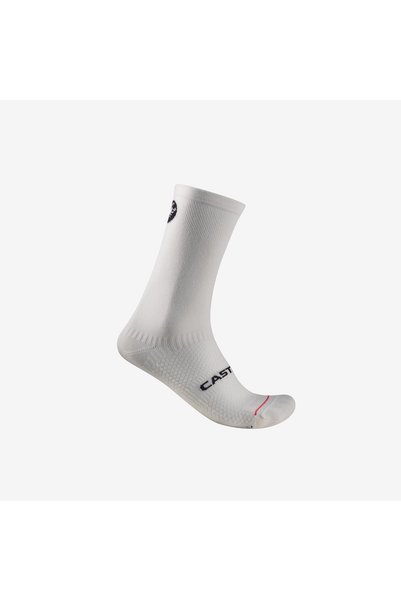 Castelli Scorpion Logo 20 Thermal Winter Cycling Socks - White | PrimaLoft®