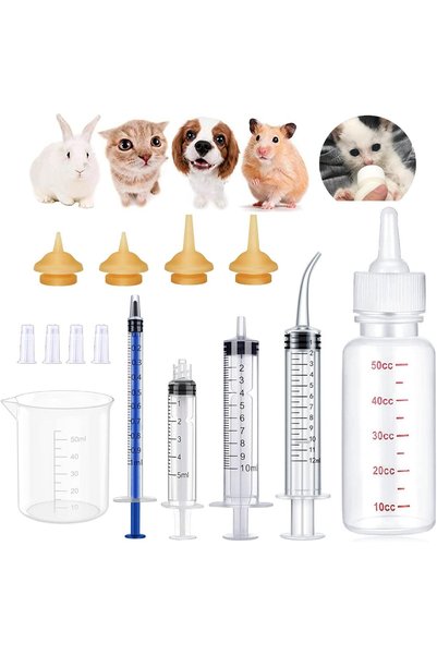 Generic Pet Feeding Kit With Silicone Pacifier (Model 2),Pet Nursing Pacifier...