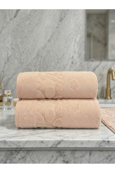 Truva Home Set 2 Prosoape Baie Velvet, 100% Bumbac, 70x140 cm, 420 g/mp, Usca...