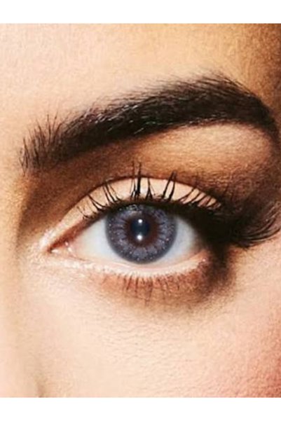 Amara Metal Gray Monthly Disposable Color Contact Lenses 2 Pack