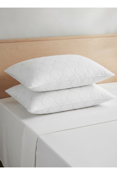 MILANO COLLECTION Σετ 2 Καπιτονέ Μαξιλαριών 50x70 εκ., Γέμιση Σιλικονοποιημέν...