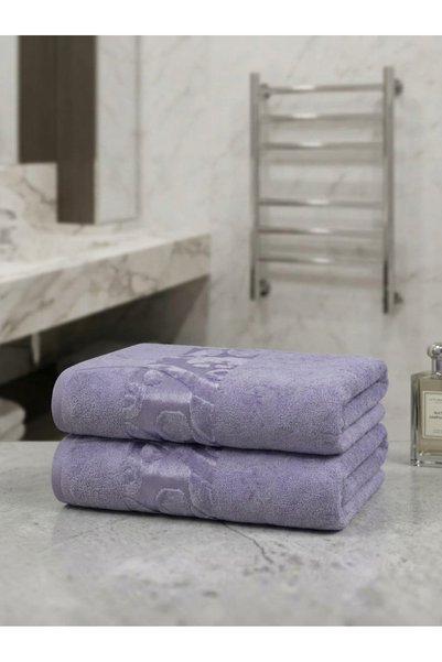 Truva Home Set 2 Prosoape Baie Velvet, 100% Bumbac, 70x140 cm, 420 g/mp, Usca...