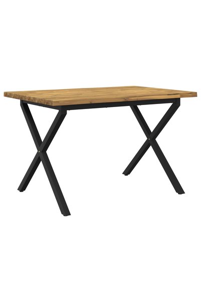 vidaxl Masa de dining cu margine vie 90 x 55 x 75 cm