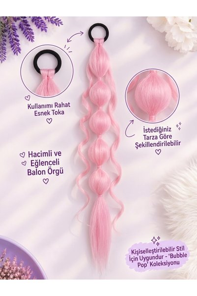 PEMBE BALON DALGALI SAÇ