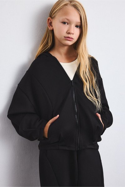 DeFacto Cardigan cu glugă pentru fete I3415A826WN