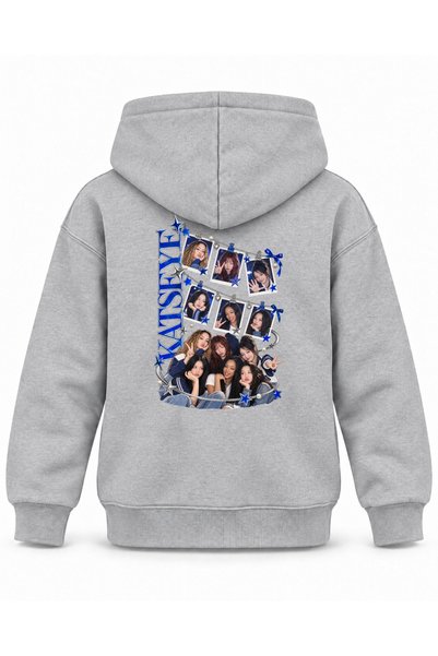 SVART WEAR Katseye Photo Pegs Props Printed Children's Hooded Sweatshirt