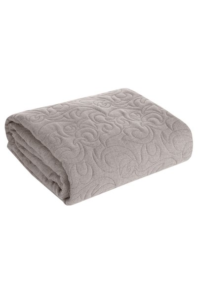 Eurofirany Cuvertura de pat 200x220 Lenjerie 4 gri frasin