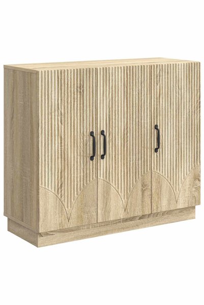 vidaxl Bufet Stejar Sonoma 89 x 34,5 x 77 cm Lemn prelucrat