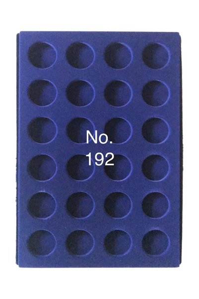 safe 192 Tava mare albastra pentru monede cu 24 locasuri de 38 mm