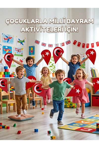 Yoko Home 29 Ekim 23 Nisan Gösteri Plakası Ay Yıldız Türk Bayrağı Okul Töreni Etkinlik Aksesuarı