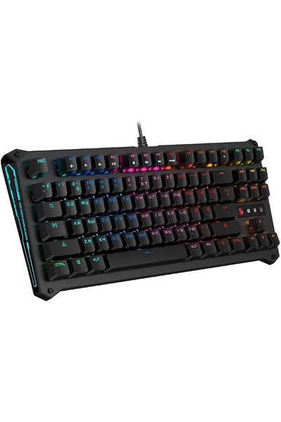 Bloody لوحة مفاتيح ميكانيكية B930 RGB بدون لوحة أرقام، لوحة مفاتيح بصرية Ligh...