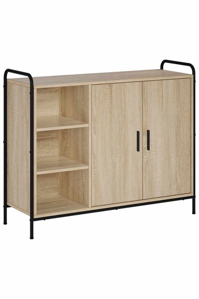 vidaxl Bufet Stejar Sonoma 97 x 33 x 81 cm Lemn prelucrat