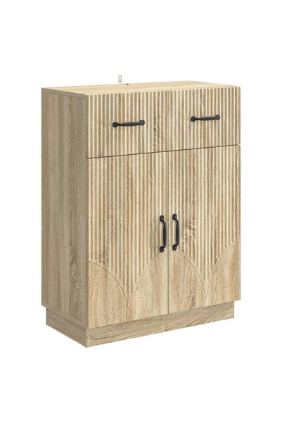 vidaxl Bufet cu sertar Stejar Sonoma 66 x 34,5 x 87 cm Lemn prelucrat