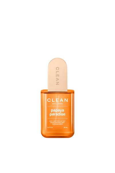 Clean Papaya Paradise Spray parfumat pentru păr, Pentru femei, 88 ml